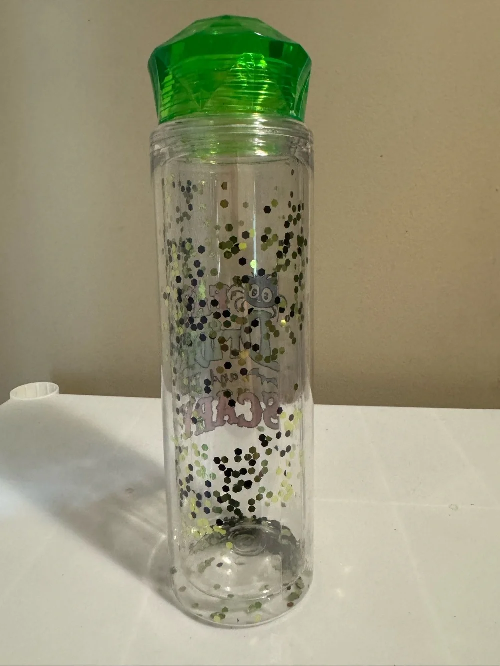 Halloween “Eat Drink and Be Scary” Sequin Plastic Cup
